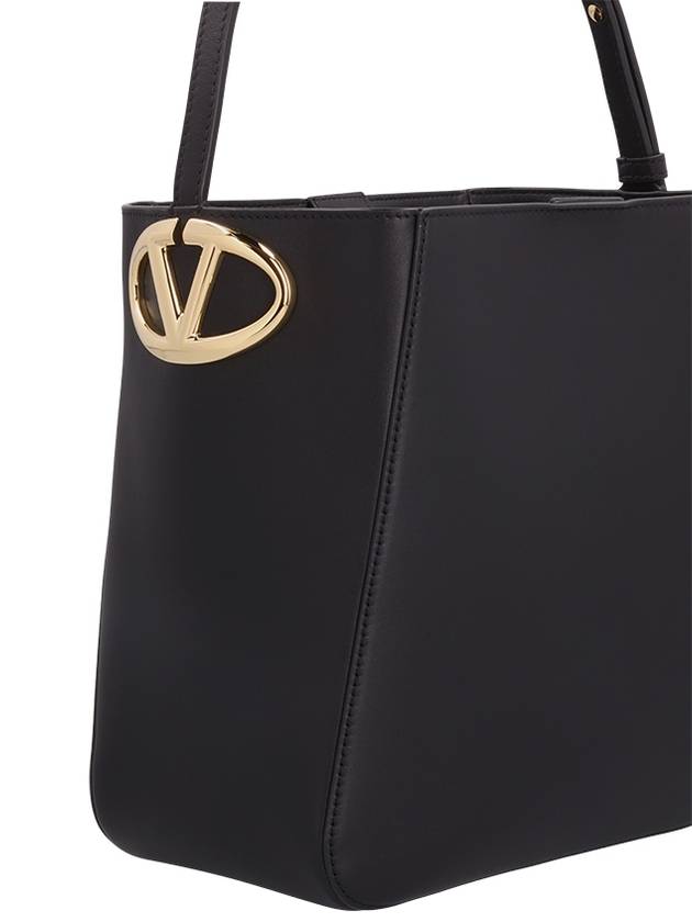 VLOGO SIDE BUCKET BAG IN NAPPA CALFSKIN - VALENTINO - BALAAN 3