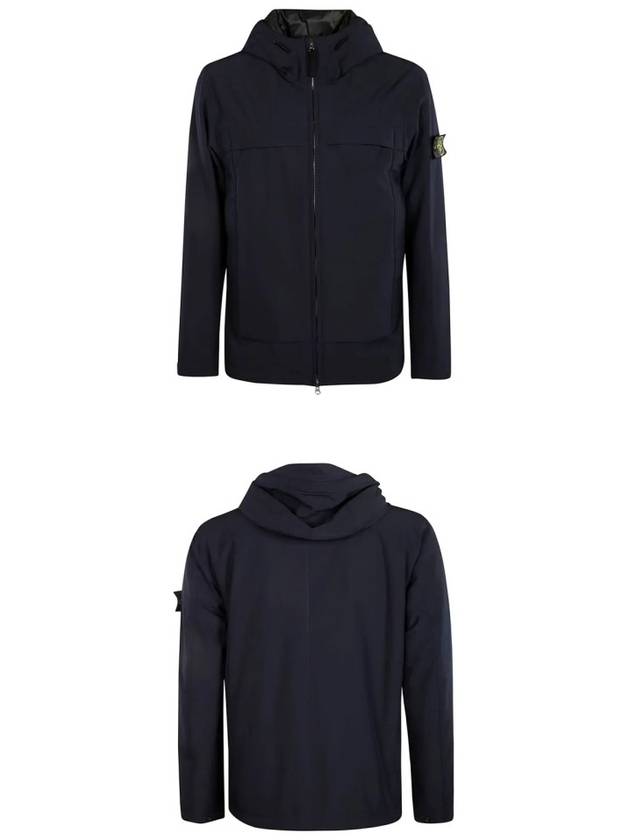 Wappen Patch Loft Soft Shell R Hooded Jacket Navy - STONE ISLAND - BALAAN 5