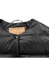 SEICO Button Crop Padded Jacket Black - MAX MARA - BALAAN 5