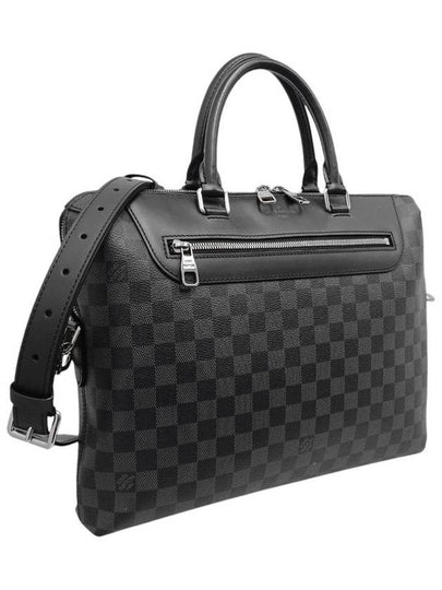 Women s N48260 Damier Graphite Canvas Porte Documung Jour Tote Bag Strap Built in Chip - LOUIS VUITTON - BALAAN 2