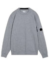 Diagonal Raised Fleece Sweatshirt Grey Melange - CP COMPANY - BALAAN 2