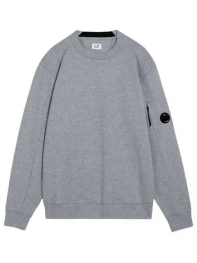 Diagonal Raised Fleece Sweatshirt Grey Melange - CP COMPANY - BALAAN 2