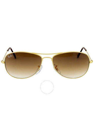 Ray Ban Cockpit Light Brown Gradient Aviator Unisex Sunglasses RB3362 001/51 56 - RAY-BAN - BALAAN 1