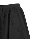 Women s long length high waist gathered culotte skirt - WAAC - BALAAN 4