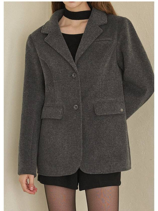 Groovy tailored wool half coat - MICANE - BALAAN 2