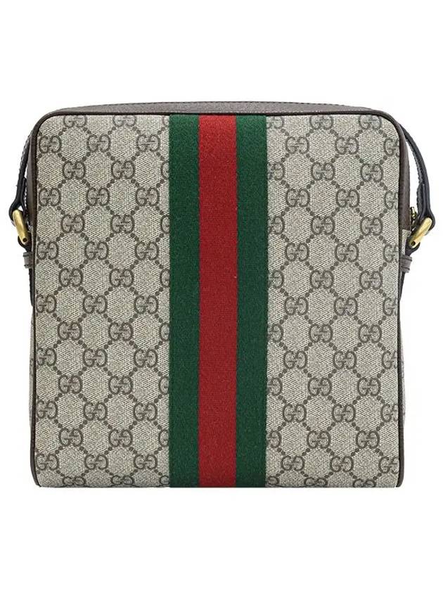 Men's Ophidia GG Small Messenger Bag Beige Ebony - GUCCI - BALAAN 8