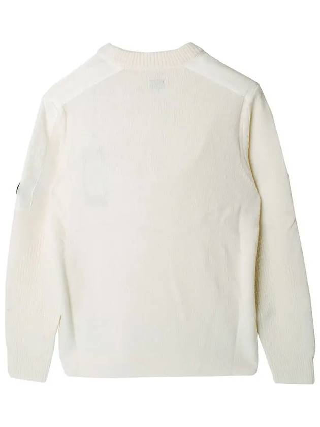 12Th Anniversary Lens Wappen Crew Neck Knit Top White - CP COMPANY - BALAAN 4