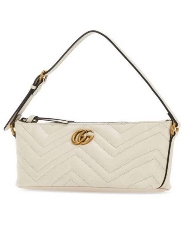 GG Marmont Shoulder Bag White - GUCCI - BALAAN 4