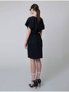 AW41OP01 Cozy belted dress_black - ATHPLATFORM - BALAAN 5