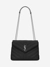 Matelasse Lulu Quilted Small Shoulder Bag Black - SAINT LAURENT - BALAAN 2