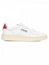 Medalist Red Tab Low Top Sneakers White - AUTRY - BALAAN 2