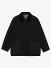 Quilted Thermoregulated Barn Jacket Black - BURBERRY - BALAAN 3