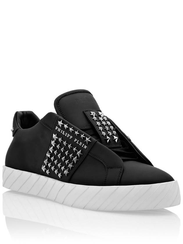 star studded low-top sneakers black - PHILIPP PLEIN - BALAAN 3