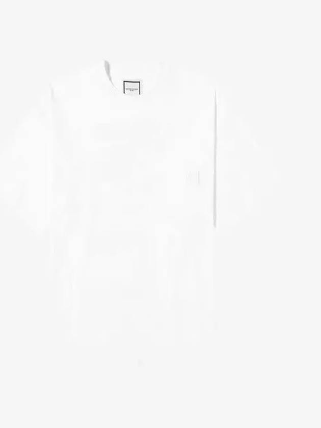 Jellyfish Bag Logo Cotton Short Sleeve T-Shirt White - WOOYOUNGMI - BALAAN 3