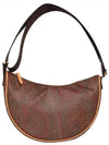 Paisley Half Moon Cross Bag Brown - ETRO - BALAAN 2