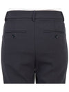 Weekend Women's Lana Rana Canvas Slacks Navy - MAX MARA - BALAAN.