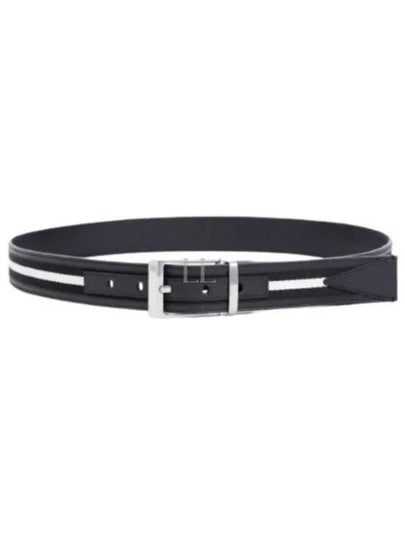 Schiff Leather Belt Black - BALLY - BALAAN 2