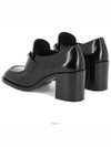 Brushed Leather Loafers Pumps Black - PRADA - BALAAN 4