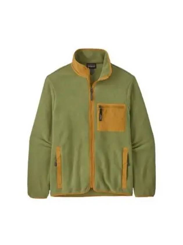 Men's Synchilla Fleece Zip-Up Jacket Green - PATAGONIA - BALAAN 2