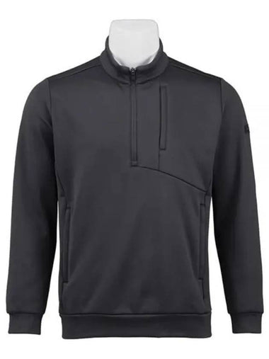 Fleece Lined Jersey Half Zip Jacket TKPMJ341J BK Men s Line - TITLEIST - BALAAN 1