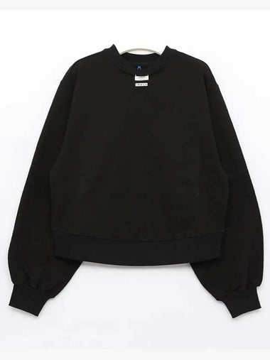 Neck label sweatshirt overfit BN01SSSW0102BK - ADER ERROR - BALAAN 1