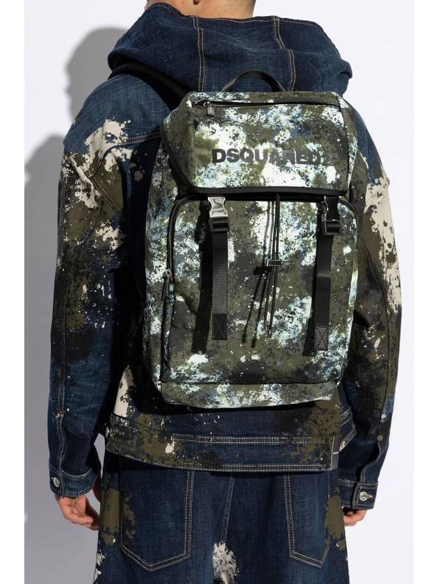 Dsquared2 Backpack With Print, Men's, Green - DSQUARED2 - BALAAN 2