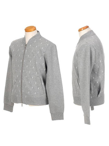 Lightning Embroidery Boom Buffet Zip-Up Jacket Grey - NEIL BARRETT - BALAAN 1