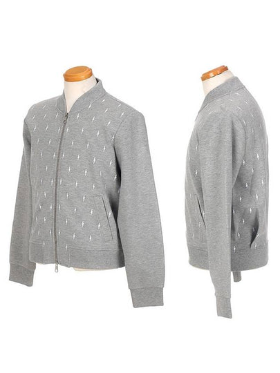 Lightning Embroidery Boom Buffet Zip-Up Jacket Grey - NEIL BARRETT - BALAAN 2