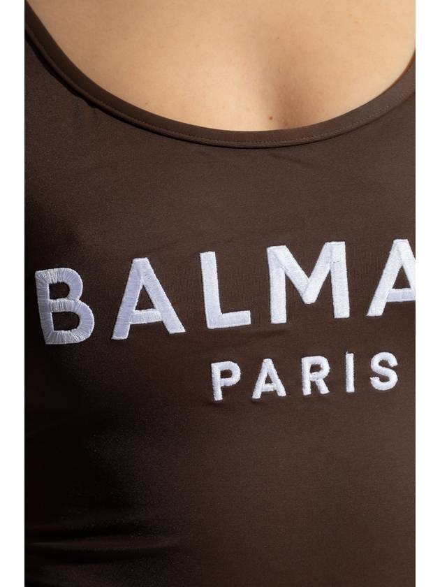 Balmain One-piece Swimsuit, Women's, Brown - BALMAIN - BALAAN 4