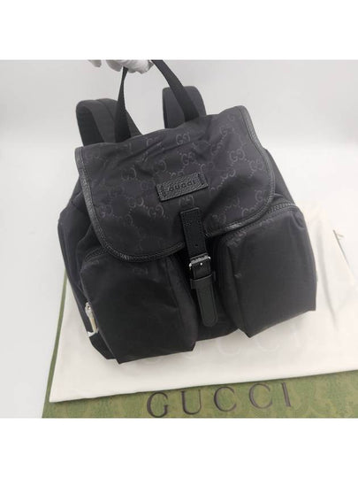 GG Pocket Nylon Backpack BLack - GUCCI - BALAAN 2