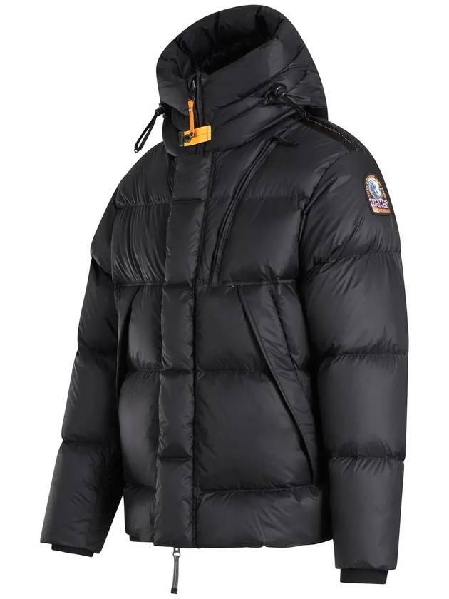 Men's Cloud Hooded Padded Pencil Black Jacket PM JCK PP01 710 - PARAJUMPERS - BALAAN 2