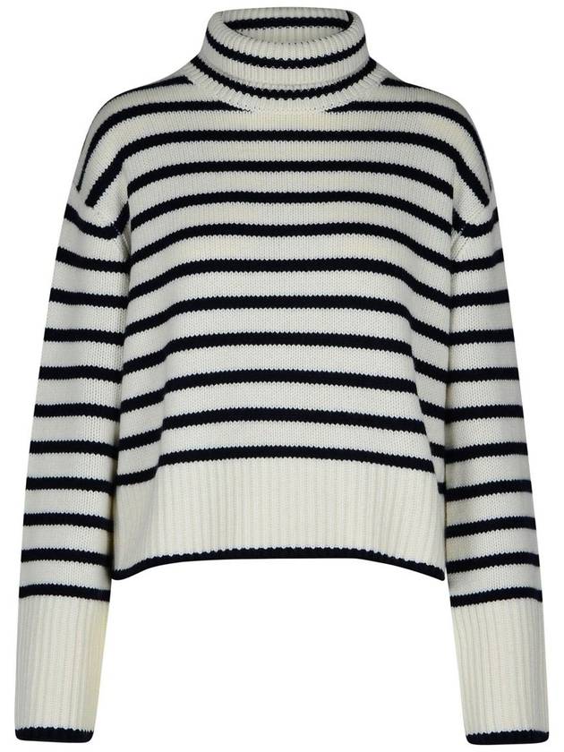 Lisa Yang 'Fleur' Cashmere Cream Turtleneck Sweater - LISA YANG - BALAAN 1