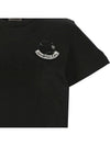 24SS Baseball Logo TShirt Black 8C000 05 829HP 999 - MONCLER - BALAAN 4