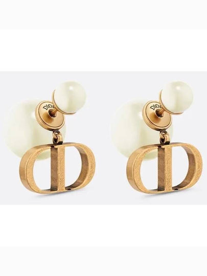 Tribales Pearl Antique Earrings Gold - DIOR - BALAAN 2