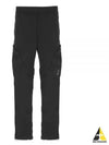 Chrome R Regular Zipper Cargo Straight Pants Black - CP COMPANY - BALAAN 2