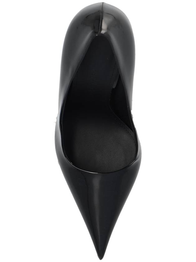 FERRAGAMO Patent Leather Stiletto Pumps, Women's, Black - SALVATORE FERRAGAMO - BALAAN 6