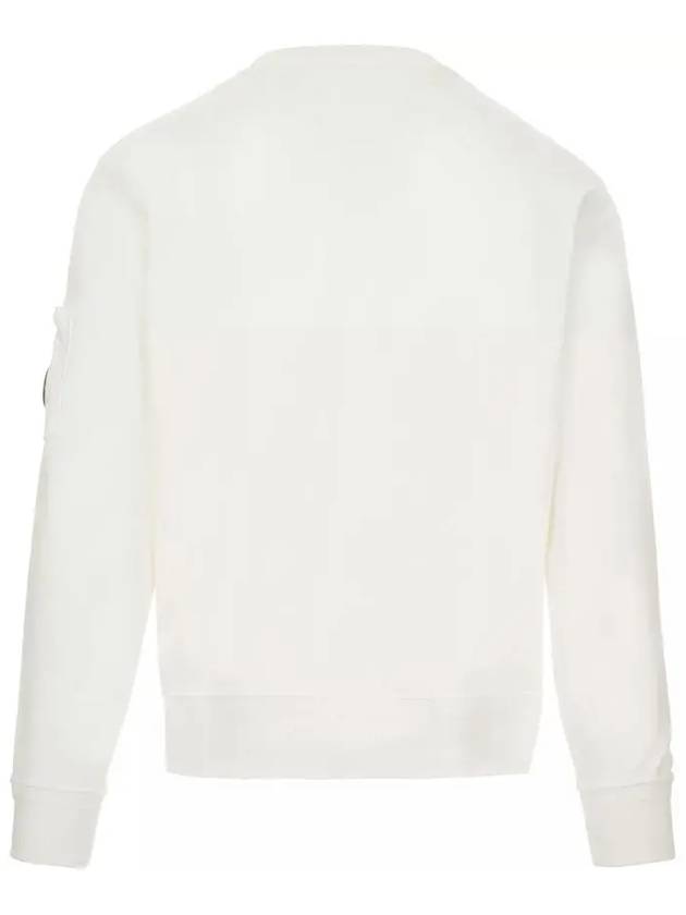 Cotton Fleece Sweatshirt White - CP COMPANY - BALAAN 3