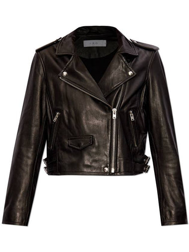 Iro ‘Ashville’ Leather Jacket, Women's, Black - IRO - BALAAN 1