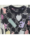 CC Logo Pattern Cashmere Knit Pullover 34 P72298 - CHANEL - BALAAN 5