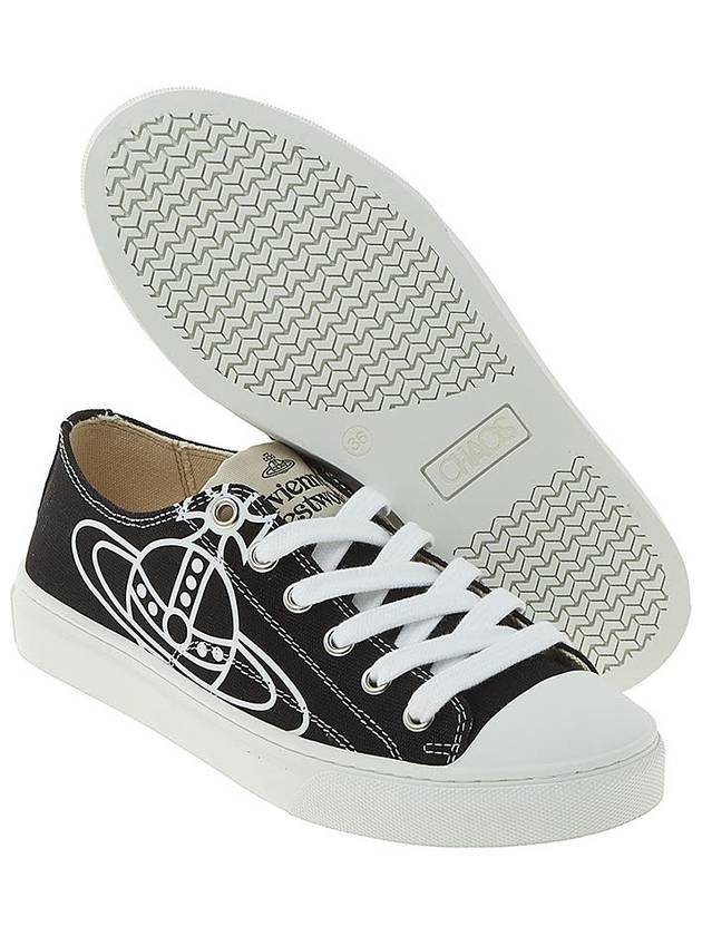 ORB Logo Low Top Sneakers Black - VIVIENNE WESTWOOD - BALAAN 6