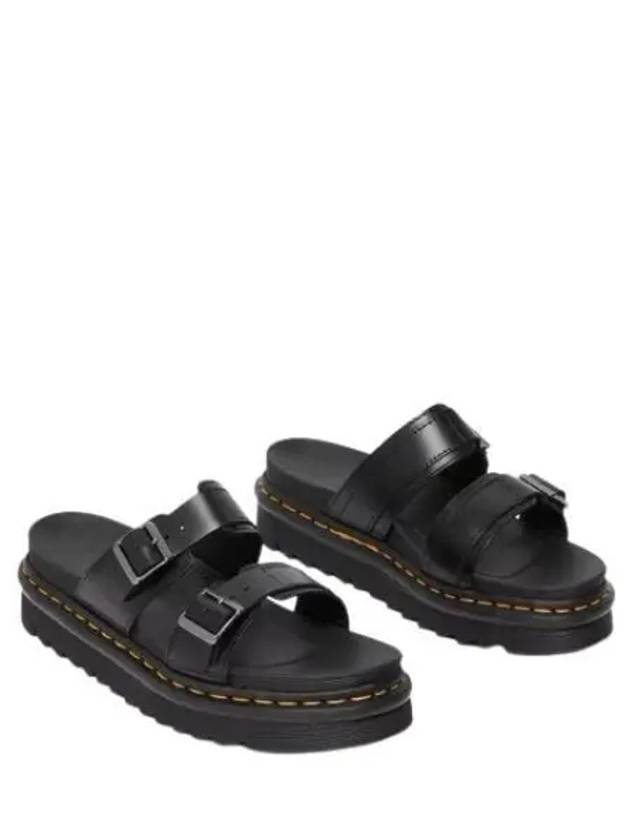 Miles Buckle Brando Leather Sandals Black - DR. MARTENS - BALAAN 2