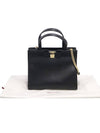 Women s Ferragamo 21 I290 Black Calfskin New Vara Bow Medium 2WAY gt bag Gangbuk used luxury goods - SALVATORE FERRAGAMO - BALAAN 3