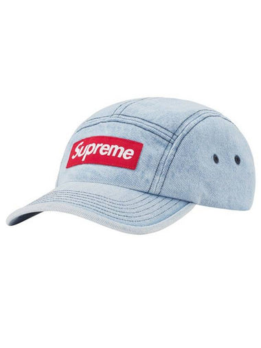 Denim Camp Cap Washed Blue Denim Camp - SUPREME - BALAAN 1