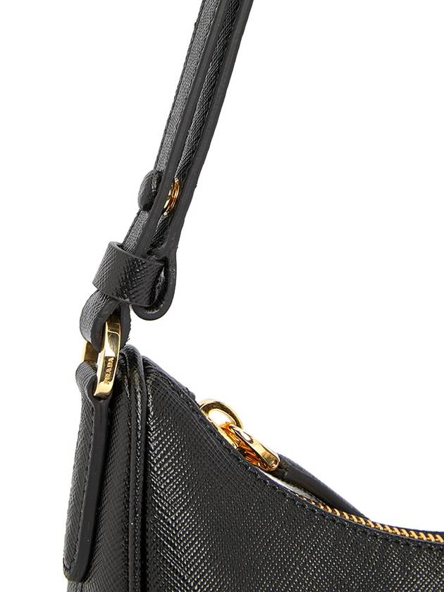 Re-Edition Saffiano Leather Mini Bag Black - PRADA - BALAAN 11