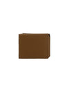 Tri-Fold Logo 3-Fold Card Wallet Camel Brown - ACNE STUDIOS - BALAAN 3