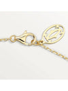 Damour L Necklace Gold - CARTIER - BALAAN 5