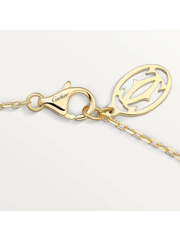 Damour L Necklace Gold - CARTIER - BALAAN 5