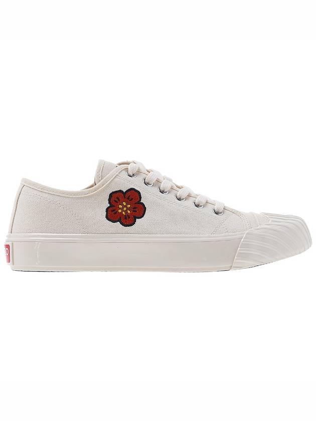 School Flower Low Top Sneakers Cream - KENZO - BALAAN 3