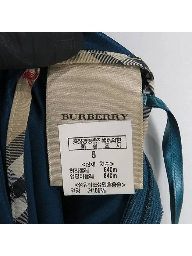 Smith Market Used Luxury Blue Skirt Women s Clothing - BURBERRY - BALAAN 4