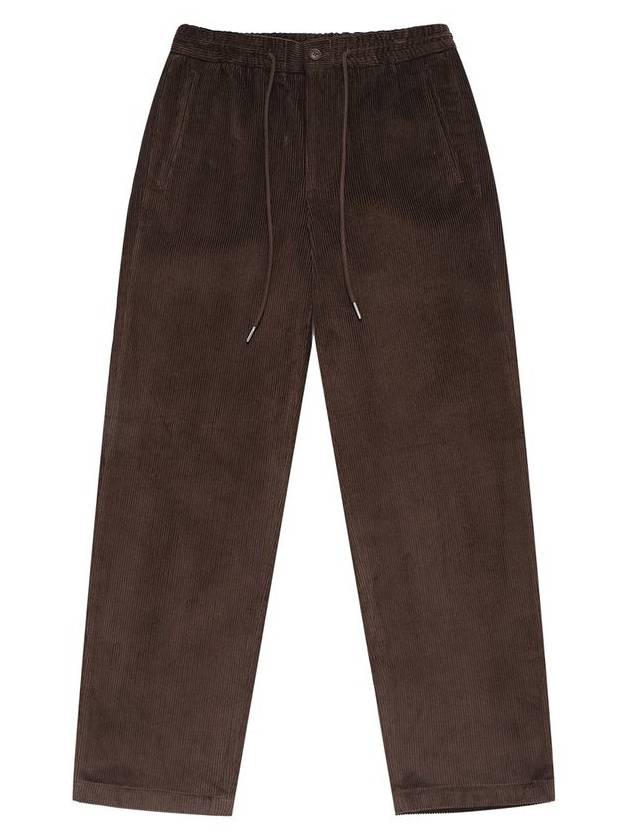 Corduroy String Wide Pants Brown - SOLEW - BALAAN 2